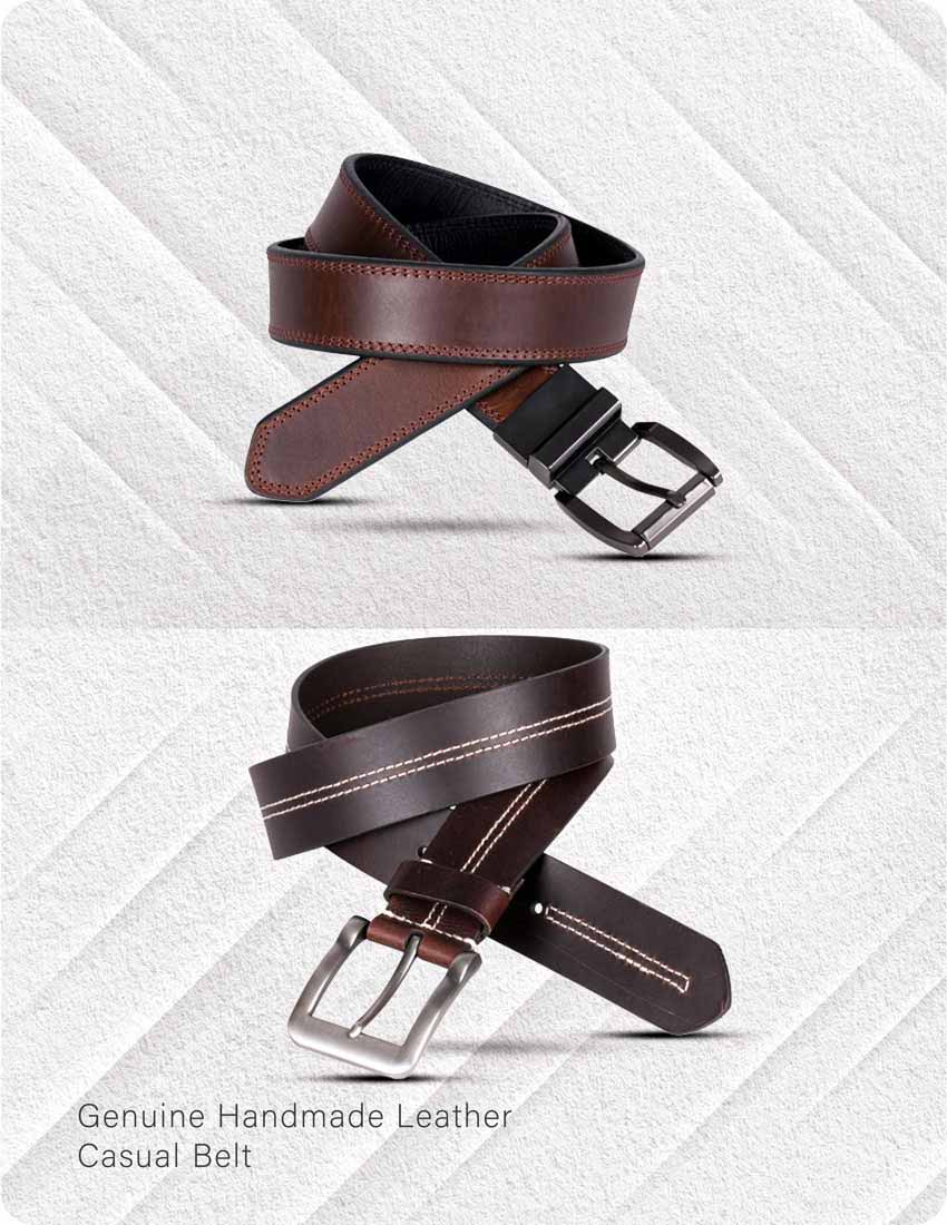 Leather casual belt for Men